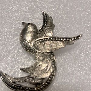 vintage bird of paradise brooch